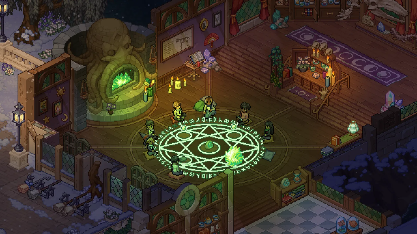 Official Witchbrook ritual screenshot from the media page.